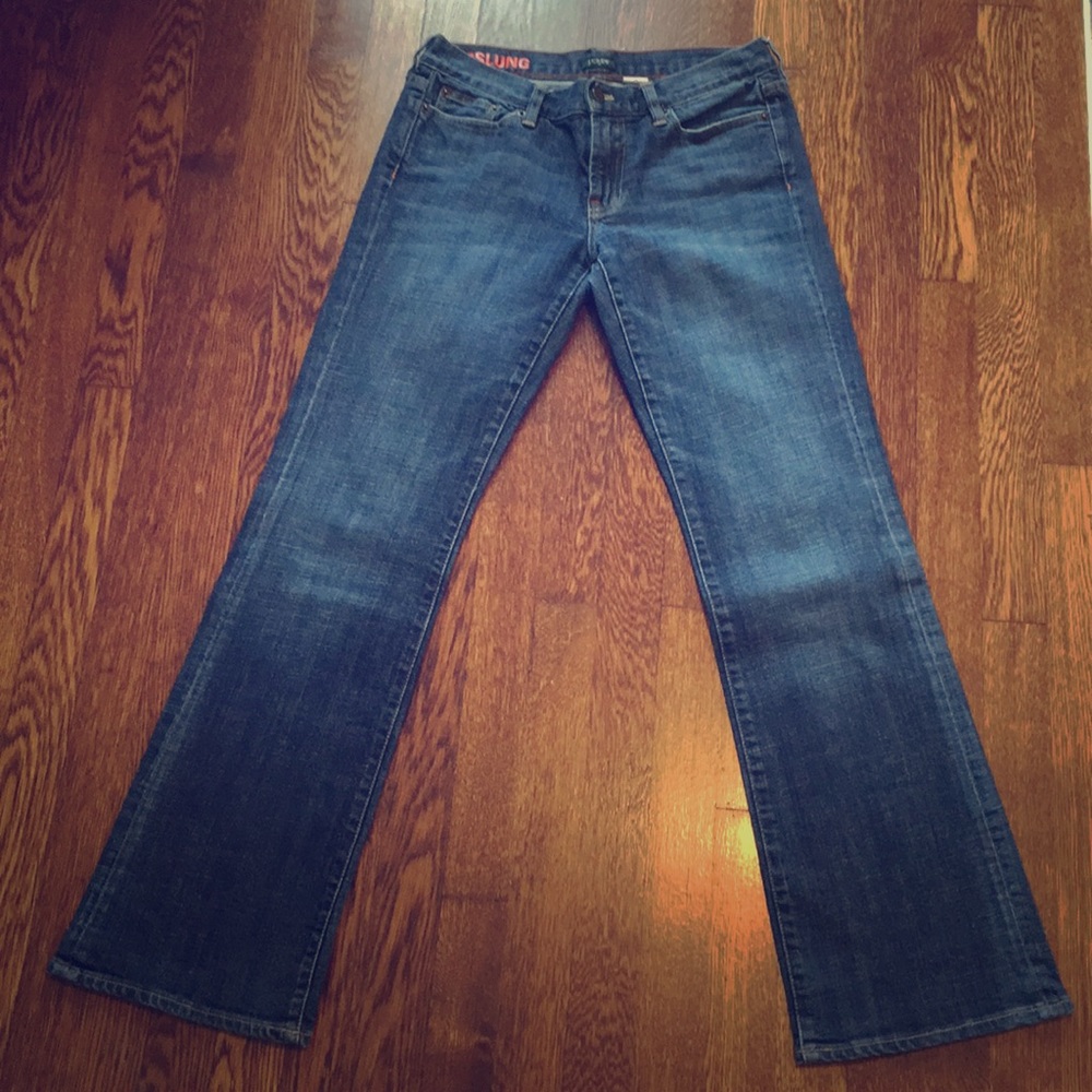 J Crew hip slung jeans